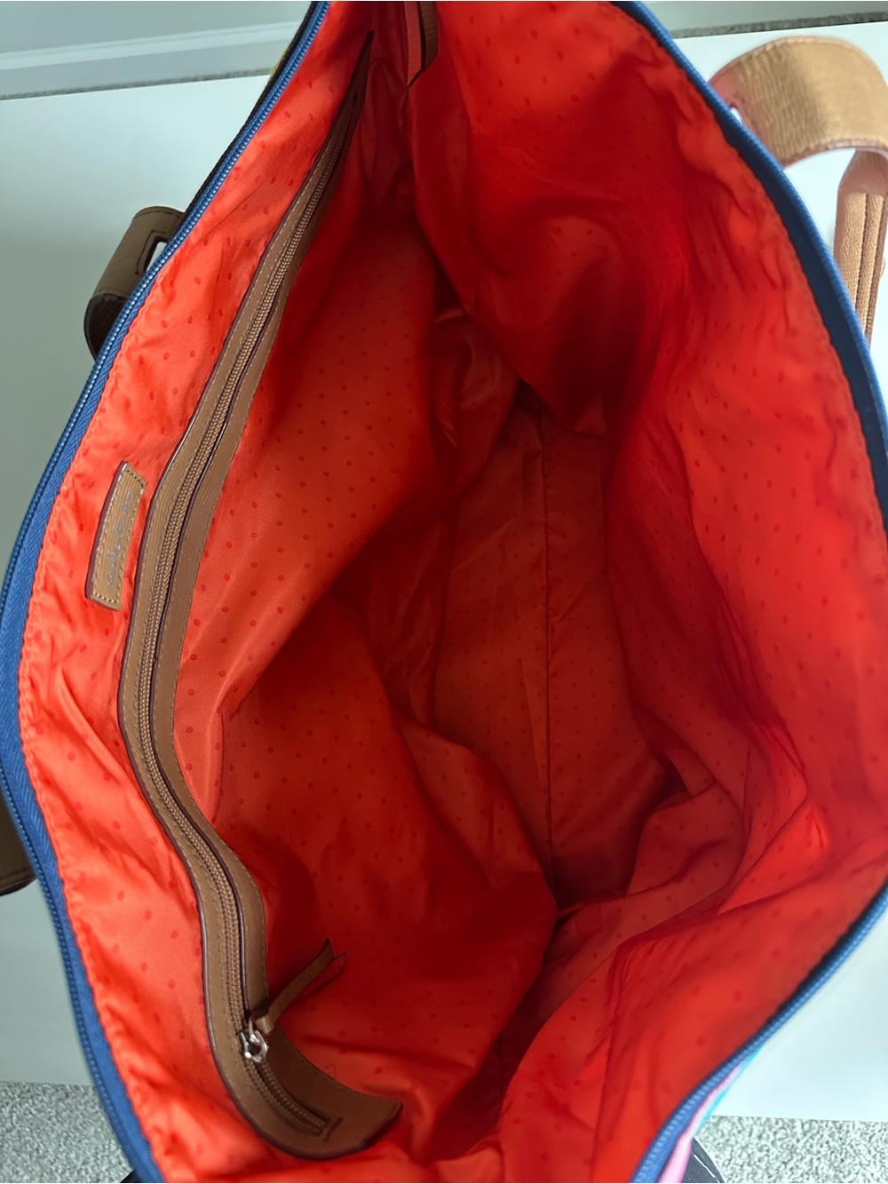 Stella & Dot “Let’s Get Carried Away” Large Weekender Tote | Strped | Travel Bag - Picture 11 of 16